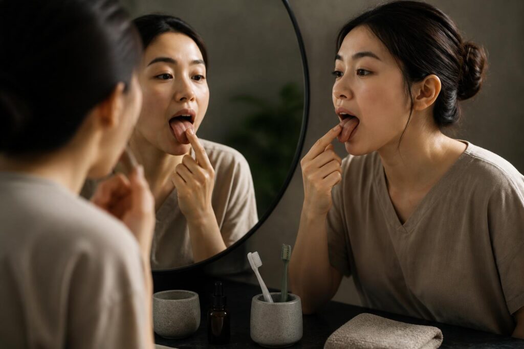 舌苔による口臭の効率的な取り方は？